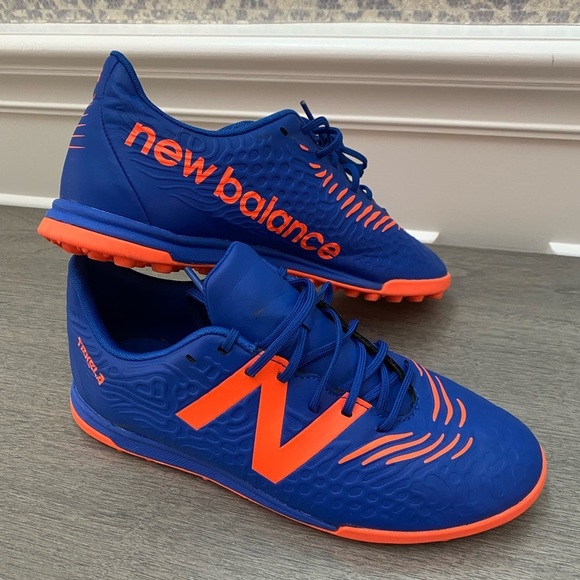 New Balance Tekela V3 Magique TF Size 4 Soccer Cleats Cobalt/Team Roya - Picture 3 of 14